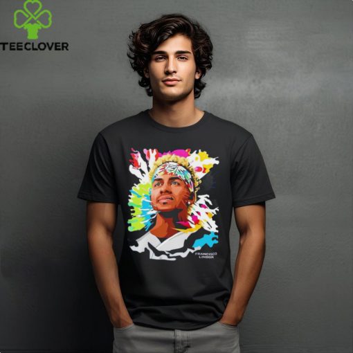 Francisco Lindor player New York Mets baseball MLB art shirt