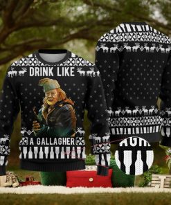 Frank Gallagher Shameless Ugly Christmas Sweater Black Gift For Men And Women