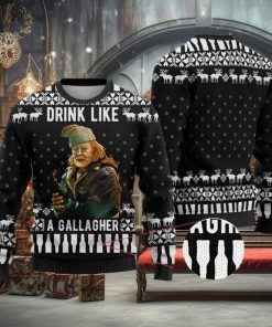 Frank Gallagher Shameless Ugly Christmas Sweater Black Gift For Men And Women