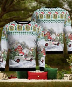 Franklintown, York County, Pennsylvania, Franklintown Community Fire Co Christmas Ugly Sweater 3d Xmas Gifty Gift