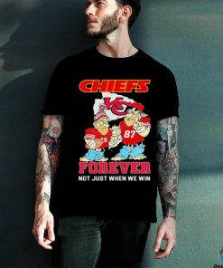 Fred Flintstone And Barney Rubble Kansas City Chiefs Forever Not Just When We Win Shirt