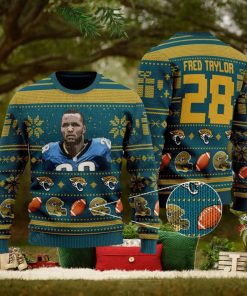 Fred Taylor Jacksonville Jaguars NFL Knitted Xmas Sweater AOP Gift Holidays