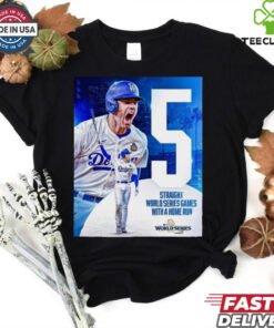Freddie Freeman 5th Straight World Series Games With A Home Run MLB 2024 Poster t shirt