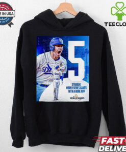 Freddie Freeman 5th Straight World Series Games With A Home Run MLB 2024 Poster t shirt 2 Freddie Freeman 5th Straight World Series Games With A Home Run MLB 2024 Poster t shirt