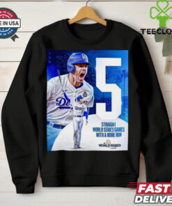 Freddie Freeman 5th Straight World Series Games With A Home Run MLB 2024 Poster t shirt 3 Freddie Freeman 5th Straight World Series Games With A Home Run MLB 2024 Poster t shirt