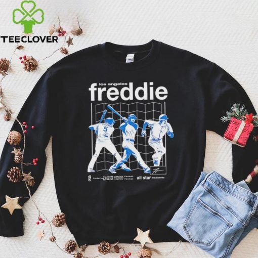 Freddie Freeman Schematics Los Angeles Dodgers baseball shirt