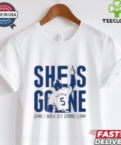 Freddie Freeman She Is Gone Walk Off Grand Slam MLB Players T shirt
