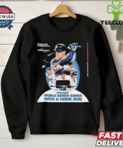 Freddie Freeman Straigh World Series Games With A Home Run 2024 Shirt