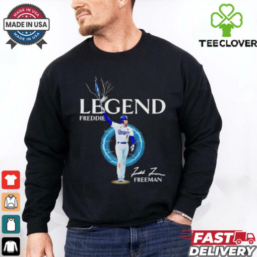 Freddie Freeman legend lightning signature shirt