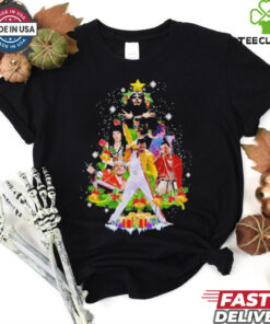 Freddie Mercury Christmas Tree Shirt