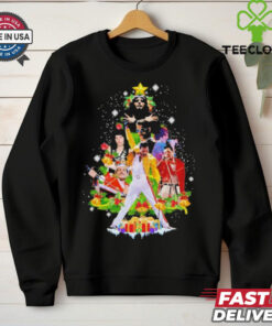 Freddie Mercury Christmas Tree Shirt