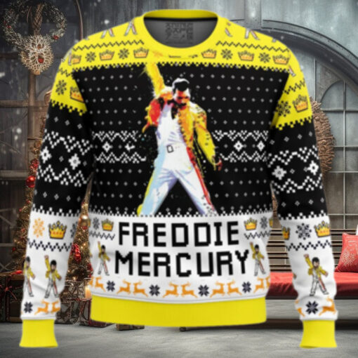 Freddie Mercury Queen Ugly Christmas Sweaters