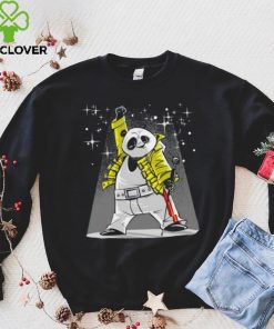 Freddie Mercury X Panda cartoon shirt
