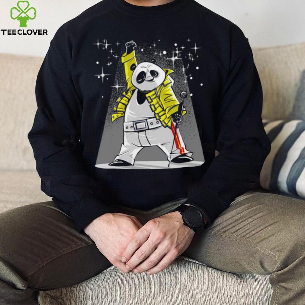Freddie Mercury X Panda cartoon shirt Freddie Mercury X Panda cartoon shirt