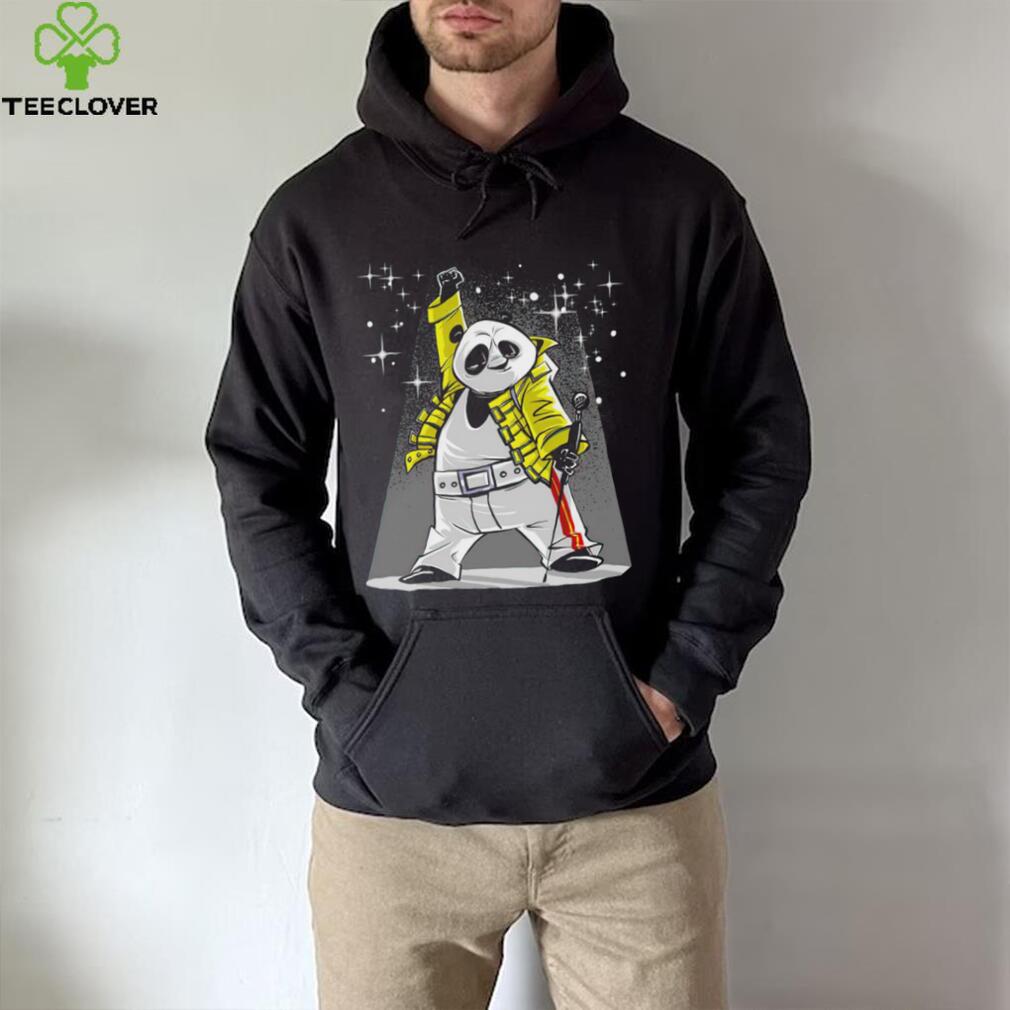 Freddie Mercury X Panda cartoon shirt Freddie Mercury X Panda cartoon shirt