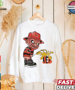 Freddy Krueger Cleveland Browns Piss On Cincinnati Bengals Halloween 2024 NFL Shirt