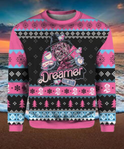 Freddy Krueger Dreamer A Nightmare On Elm Street Christmas Ugly Sweater