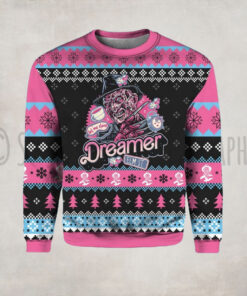 Freddy Krueger Dreamer A Nightmare On Elm Street Christmas Ugly Sweater