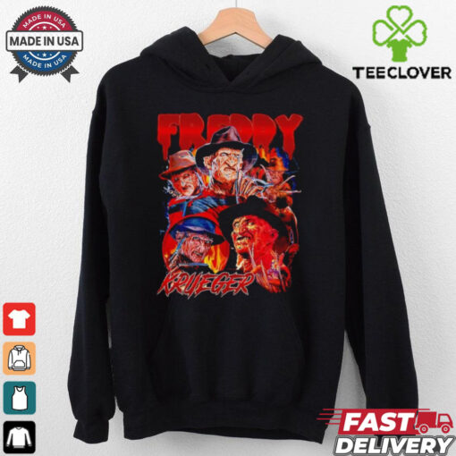 Freddy Krueger Happy Halloween 2024 vintage hoodie, sweater, longsleeve, shirt v-neck, t-shirt