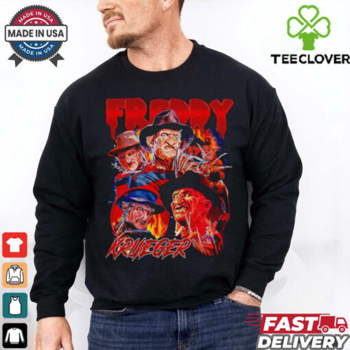 Freddy Krueger Happy Halloween 2024 vintage hoodie, sweater, longsleeve, shirt v-neck, t-shirt