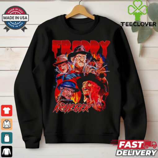 Freddy Krueger Happy Halloween 2024 vintage hoodie, sweater, longsleeve, shirt v-neck, t-shirt