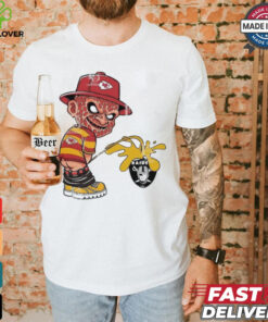 Freddy Krueger Kansas City Chiefs Piss On Las Vegas Raiders Halloween 2024 NFL Shirt