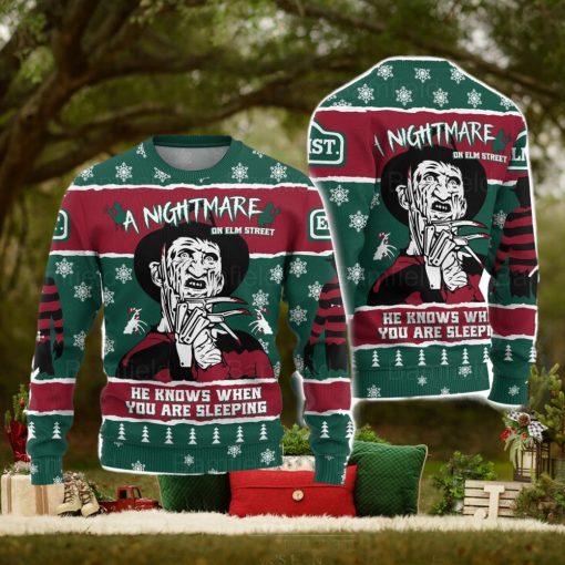 Freddy Krueger Ugly Christmas Sweater Men And Women Christmas Gift Sweater