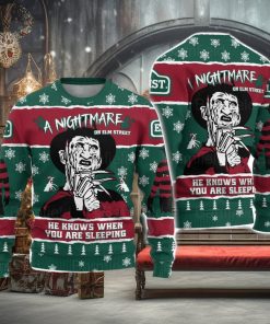 Freddy Krueger Ugly Christmas Sweater Men And Women Christmas Gift Sweater