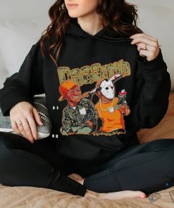 Freddy Krueger vs Jason Voorhees Holding Jordan 5 Daaamh vector hoodie, sweater, longsleeve, shirt v-neck, t-shirt