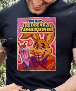 Freddys Family Diner Rabbit Security Breach Graphic shirt