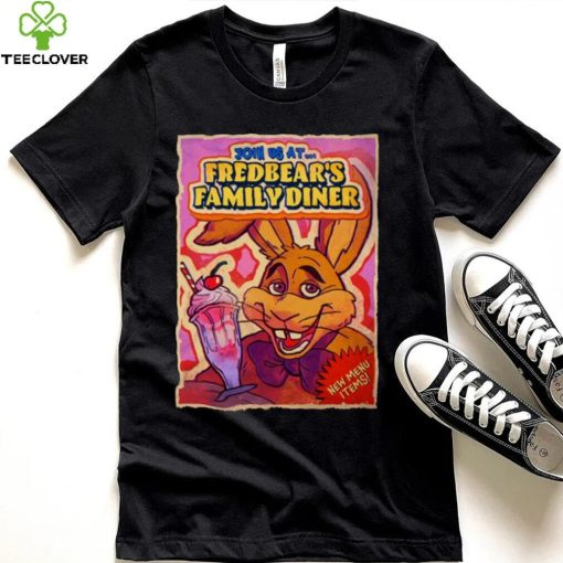 Freddys Family Diner Rabbit Security Breach Graphic shirt