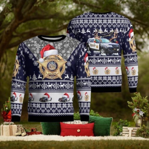 Frederick, Maryland, Frederick County Office Christmas Ugly Sweater 3D