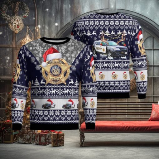 Frederick, Maryland, Frederick County Office Christmas Ugly Sweater 3D