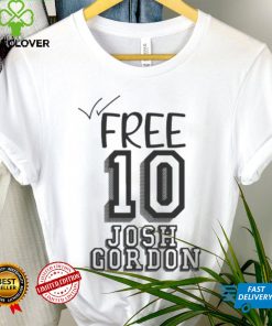 Free 10 Josh Gordon Design Shirt