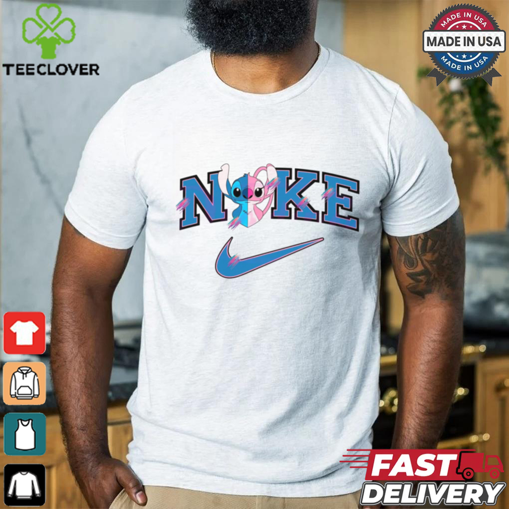 Free Cute Stitch Love Nike Logo shir Free Cute Stitch Love Nike Logo shir