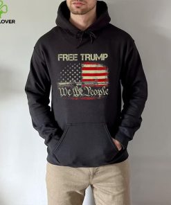 Free Donald Trump Republican Support We The People T shirt