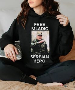 Free Mladic Serbian Hero Black shirt