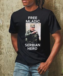 Free Mladic Serbian Hero Black shirt