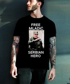 Free Mladic Serbian Hero Black shirt