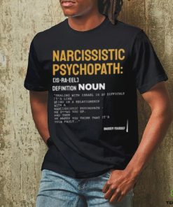 Free Palestine Narcissistic Psychopath Bassem Youssef T Shirt