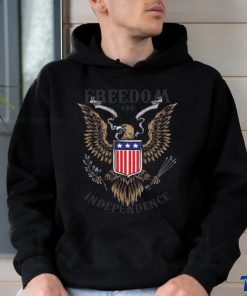 Freedom And Independence Eagle American Flag Shirt