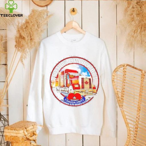 Freedom Convoy 2023 Canada Unity Bearhug Olive Branch Edition Shirt
