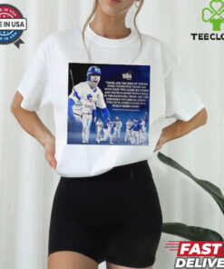 Freeman sealing victory for the Dodgers today shirt