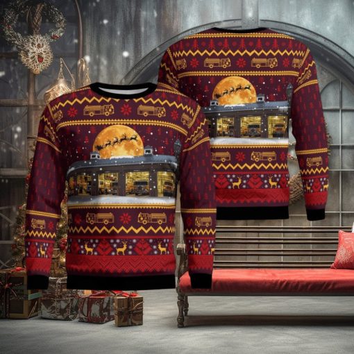 Freeport, Maine, Freeport Firerescue Christmas Ugly Sweater 3D Gift For Men And Women