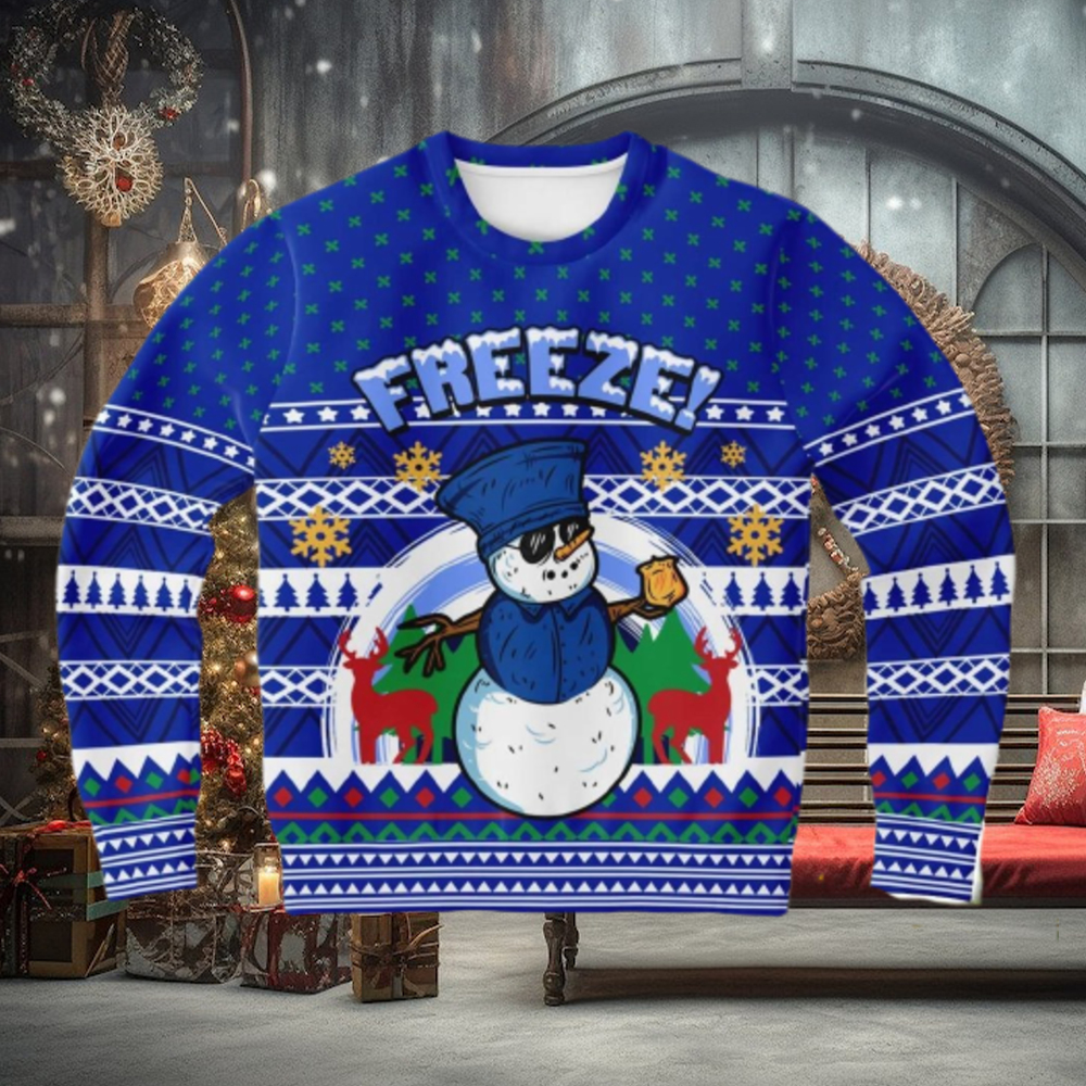 Freeze Snowman Ugly Christmas Sweater 3D Gift For Men And Women Freeze Snowman Ugly Christmas Sweater 3D Gift For Men And Women