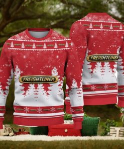 Freightliner Logo Wearing Santa Hat Christmas Gift Ugly Christmas Sweater Christmas Gift Ideas
