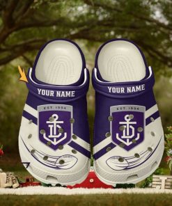 Fremantle Football Club AFL Classic Custom Name Crocs Clogs Shoes