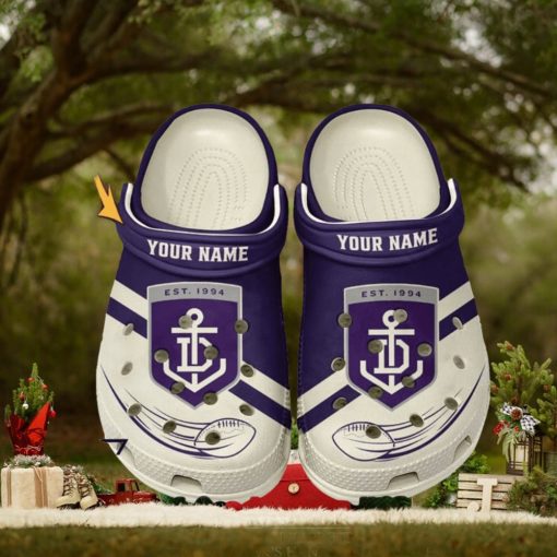 Fremantle Football Club AFL Classic Custom Name Crocs Clogs Shoes