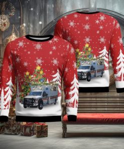 Fremont, Ohio, Sandusky County Ems Christmas Ugly Sweater 3D Gift For Men And Women