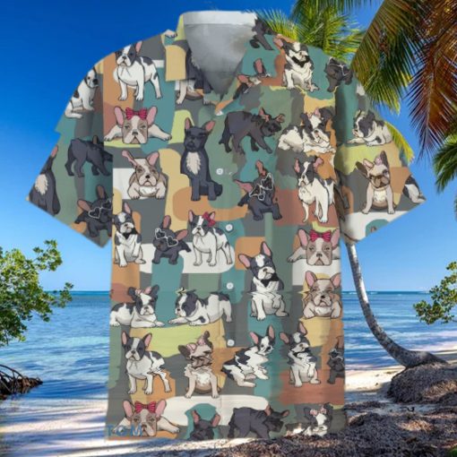 French Bulldog For Dog Lover All Printed 3d Hawaiian Shirt For Men Women